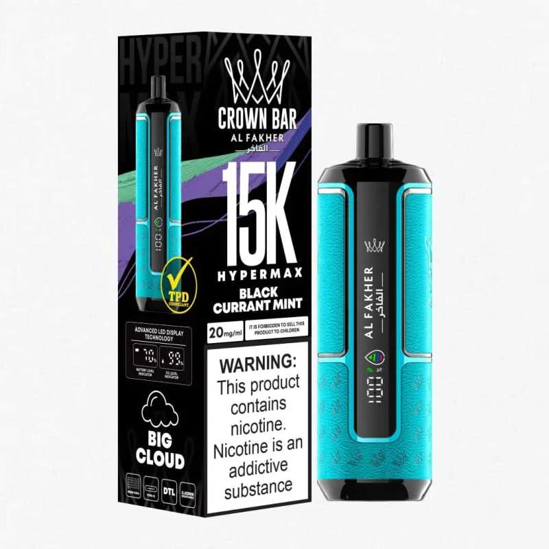 Al Fakher Crown Bar Hyper Max 15k Puffs Disposable vape original