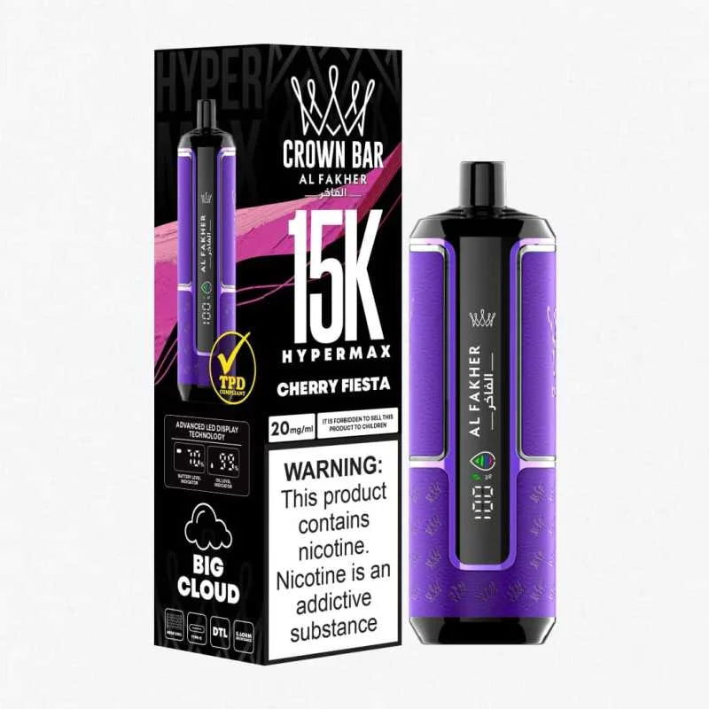 Al Fakher Crown Bar Hyper Max 15k Puffs Disposable wholesale