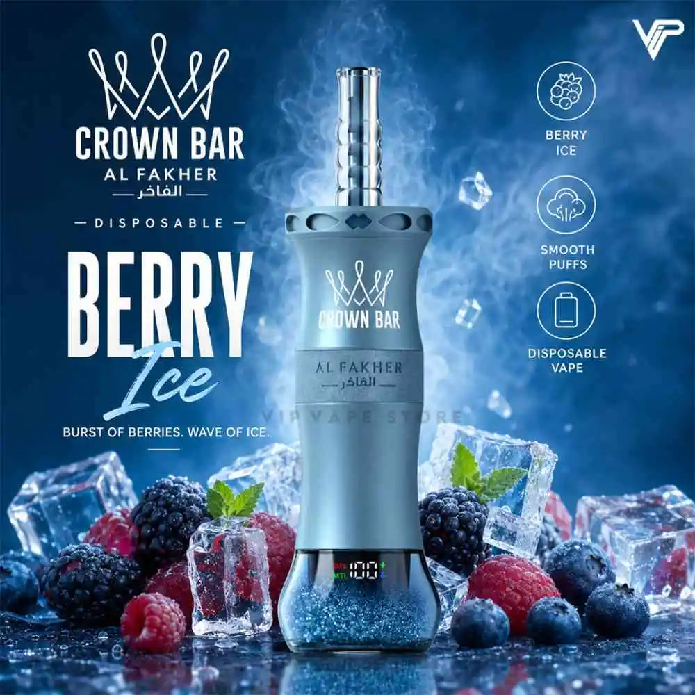 Berry Ice Al Fakher E-Hose 60k Puffs 6MG disposable vape in Pakistan sweet mix berry ice flavor smooth performance, DTL air flow and long lasting.