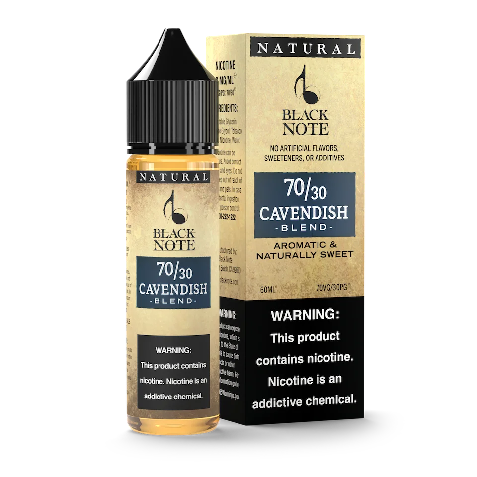 Black Note Cavendish tobacco 60ml ( 70VG-30PG ) best price in Pakistan buy online