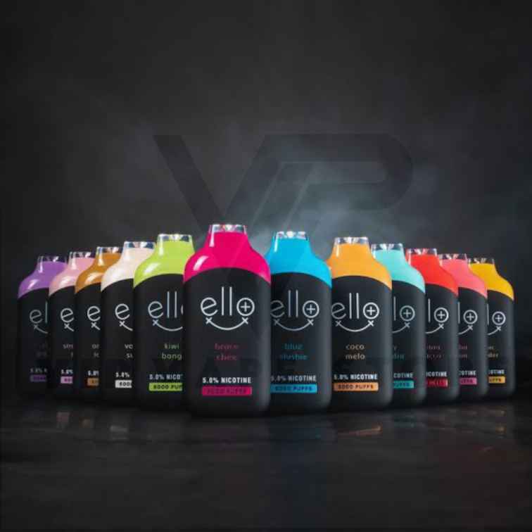 Blvk Ello disposable 6000 puffs vape offers a multiple flavors with a best nicotine hit experience with its impressive puff count. This device combines the fruity essence with a cooling ice touch, deliver a refreshing and flavorful sensation in every inhale. With its high puff count and fusion of fruity flavors, this disposable vape ensures a long lasting and smooth puff exp.