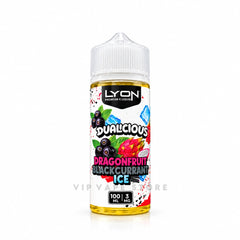 Dragon Fruit Blackcurrant Ice Lyon Dualicious E-Liquid 100ml in Pakistan from VIP Vape Store, Enjoy exotic dragon fruit, bold blackcurrant mint.