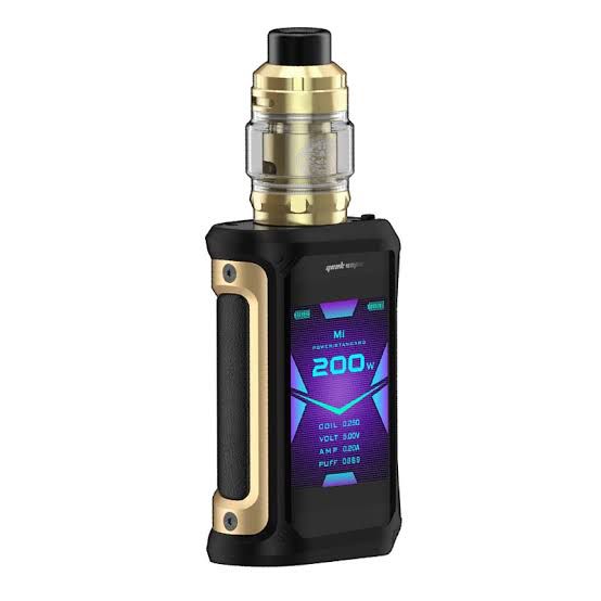 Aegis X geekvape with Z sub ohm tank 200W Starter Kit is a powerful vaping kit, implementing a dual high amp 18650 battery layout, IP67 international protection marking, and is equipped with a comprehensive temperature control suite to dial in the ideal settings to suit the preferences of the individual user.