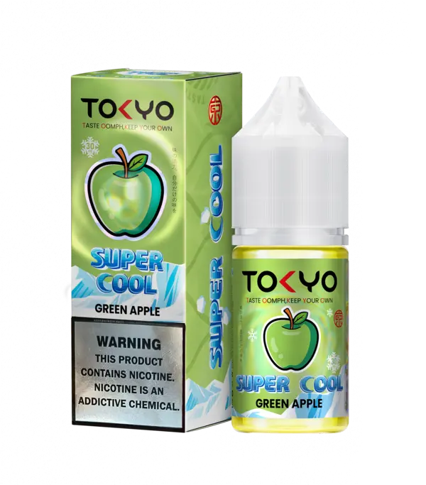 Green apple Tokyo Super Cool 30ml nicsalt flavor wholesale price
