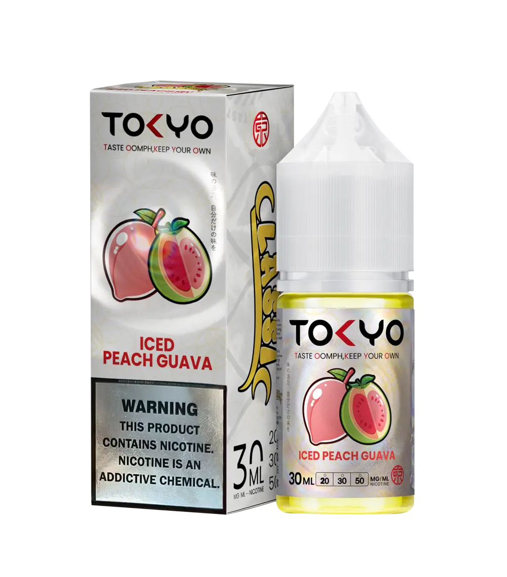 Guava Peach Ice 30ml Tokyo Classic at Smoke E-cigs electronic cigarettes store Khanpur