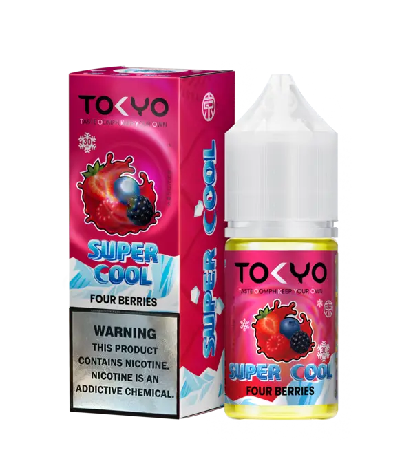 Four berries ice Tokyo Super Cool flavor buy online at VIP vape store Pakistan