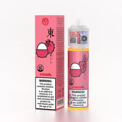 Litchi Lychee Tokyo E-liquid 60ml Classic enjoy the authentic taste fresh tropical lychee with smooth, refreshing flavor and dense vapor production.