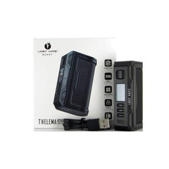 Lost vape Thelema Quest 200W Box Mod feature the Quest 2.0 Chipset, 5-200W output range, and uses a pair of high-amp 18650 batteries. Constructed from durable zinc-alloy, the chassis of the THELEMA Quest 200W Mod offers a see through transparent PC battery door for a visually striking look.