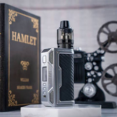 Lost vape Thelema Quest 200W kit Power by the state-of-the-art Quest 2.0 chipset, boasting an impressive power range of 5-200W and designed to house dual high-current 18650 batteries. The durable zinc alloy case features a prominent, transparent PC battery compartment for an eye-catching appearance.
