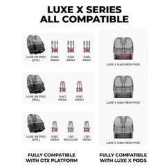 Vaporesso Luxe XR replacement cartridge pod 5ml shop online