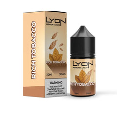 Lyon Iced Salt Nicotine 30ml Flavor premium pure tobacco