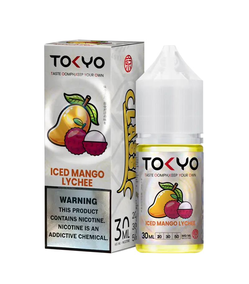Mango Lychee Ice 30ml Tokyo Classic at best vape shop Peshawar