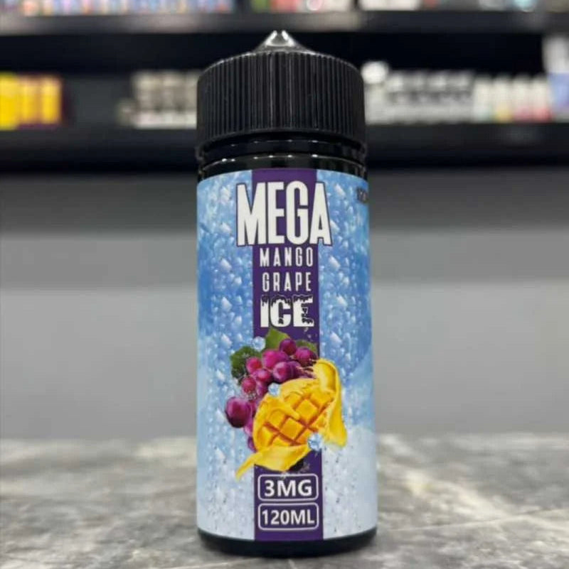 Mango Grape ice mega E-liquid 120ml at vape shop near me