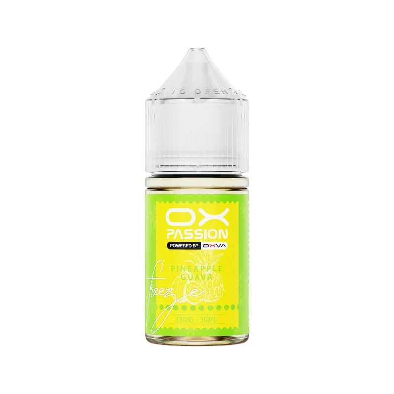 Pineapple guava Ox Passion Freeze 30ml nicsalt flavor 25mg 55mg
