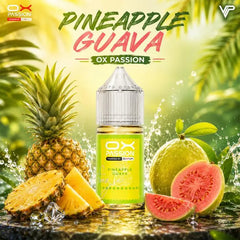 Pineapple guava Ox Passion Freeze 30ml nicsalt flavor 25mg 55mg