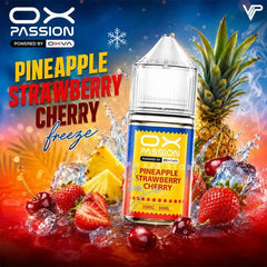 Pineapple strawberry cherry Ox Passion Freeze 30ml 35mg 55mg shop online best price at VIP vape shop