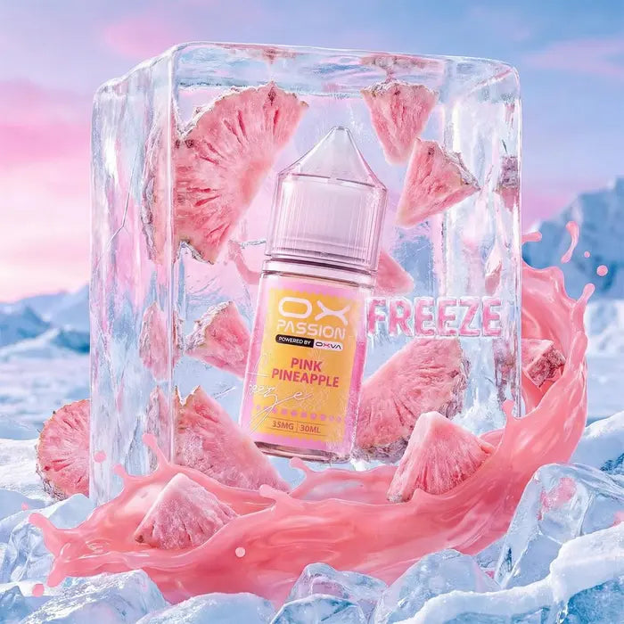 Pink pineapple ice Ox Passion 30ml 35mg 55mg best price online in Pakistan.