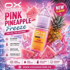 Pink pineapple ice Ox Passion 30ml 35mg 55mg best price online in Pakistan.