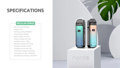 Smok nord 5 pod mod vape kit features and specs