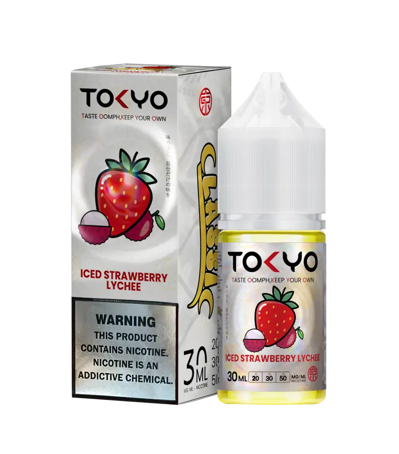Strawberry Lychee Saltnic 30ml Tokyo Classic 30mg 50mg 60mg at Smoke E-cigs electronic cigarettes store United Kingdom