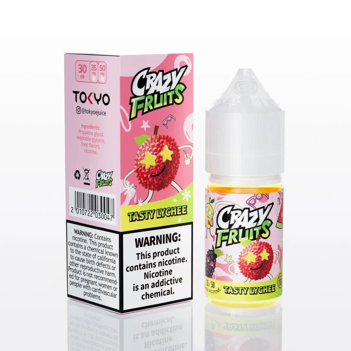 Tasty lychee 30ml Tokyo Crazy Fruits vape shop India Gujrat