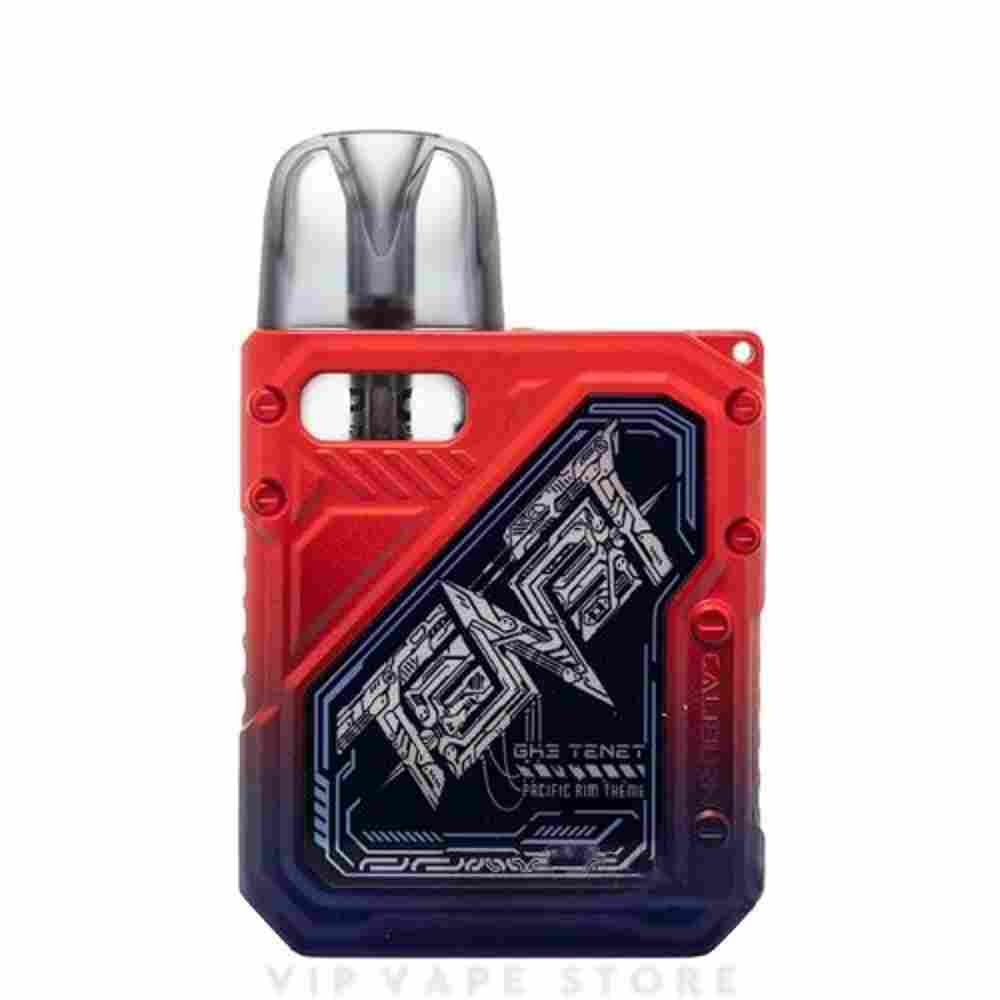 Uwell Caliburn Tenet GK3 Pod Kit system 25W, 2.5ml capacity, 1000mAh battery, smart chip with box-shaped design offers portability & durability.