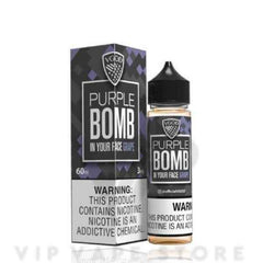 Discover a flavor explosion of red grapes with VGOD Purple Bomb 60ML, Sweet tangy grape candy notes. Shop now the best price in Pakistan
