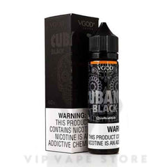 Escape to a luxurious tobacco oasis! VGOD Cubano Black 60ml - Hand roll cigar flavor and velvety custard collide, Rich vanilla custard E-juice