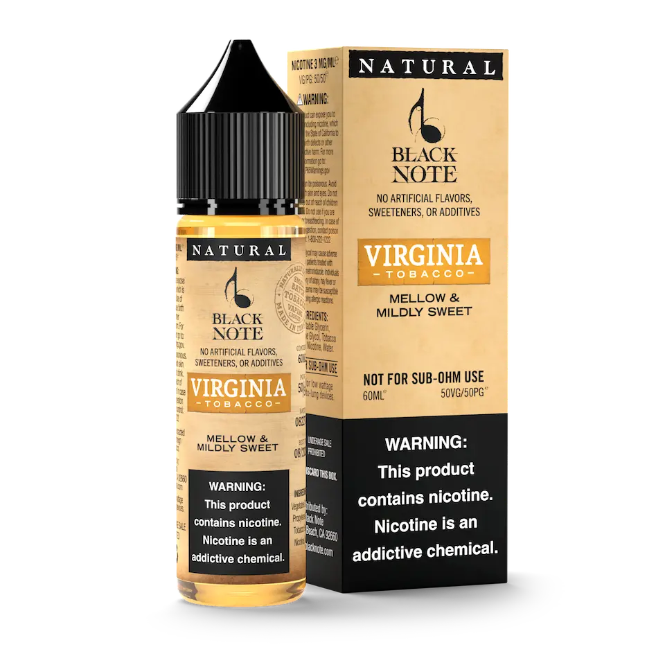 Black Note Virginia tobacco Prelude 60ml ( 50VG-50PG ) best price