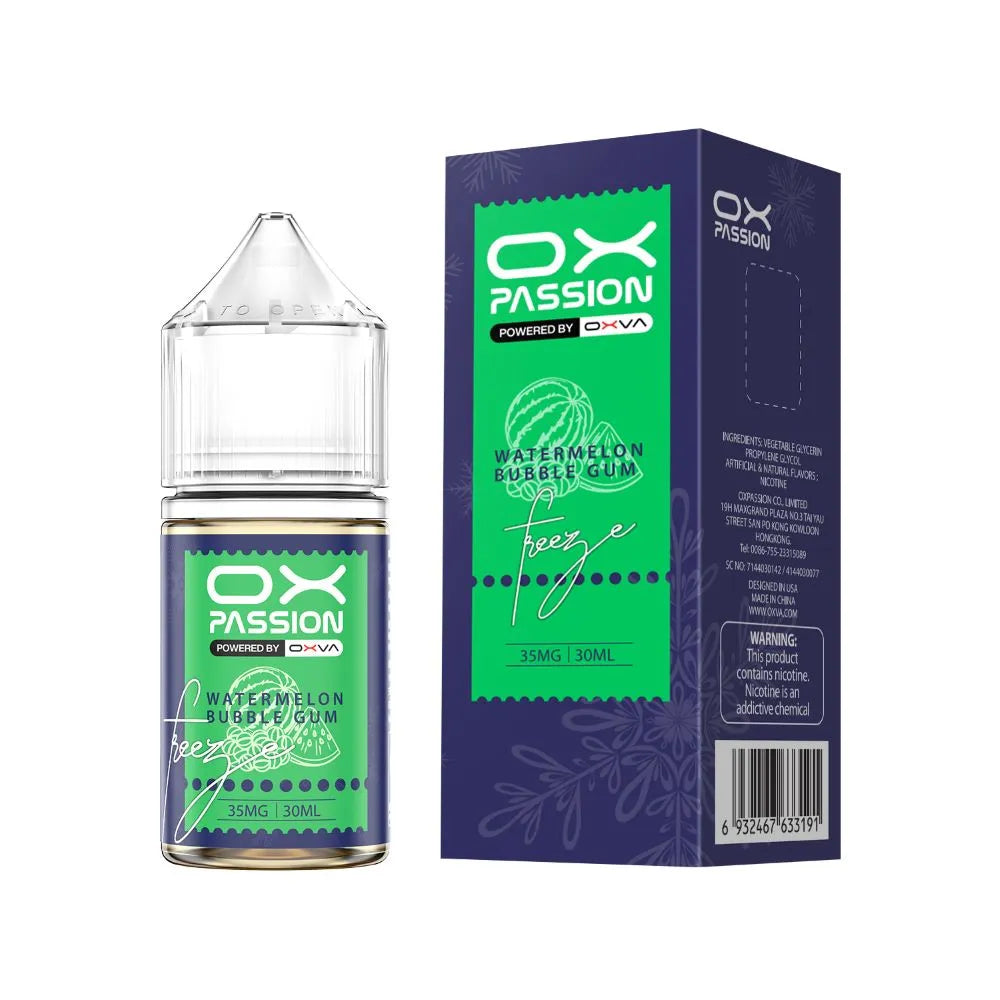 Watermelon bubblegum ox passion freeze 30ml best price in Pakistan