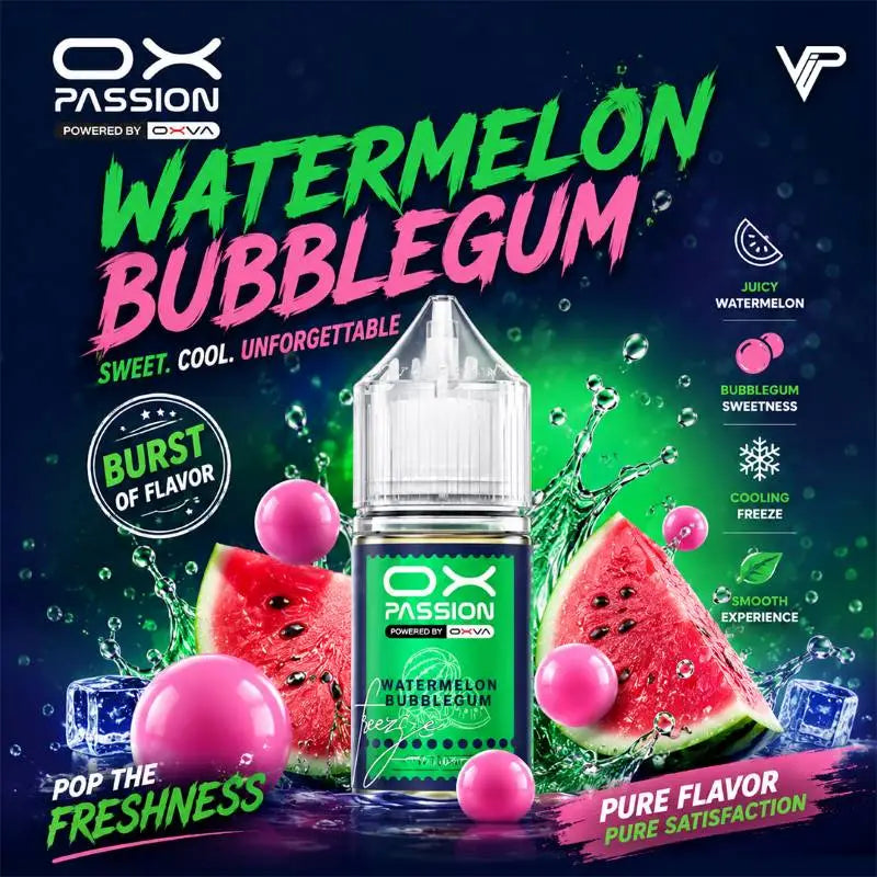 Watermelon bubblegum ox passion freeze 30ml best price in Pakistan