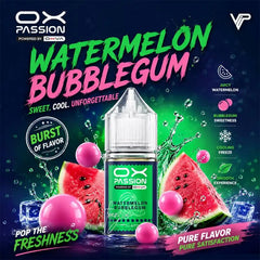 Watermelon bubblegum ox passion freeze 30ml best price in Pakistan