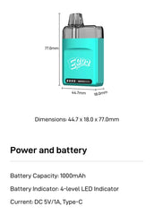 features Vaporesso Eco nano 2 pod vape