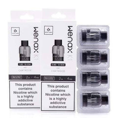 Geekvape WENAX K1 Cartridge Pod 2ml is design for WENAX K1 and K2 Pod Kit. It has 2ml capacity with side fill design. There are 3 type pods: 0.8ohm /1.2ohm for options.