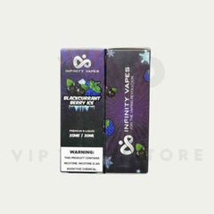 Infinity Black currant berry ice nicsalt 30ml is a masterful blend of sweet and tangy flavors. Initially, the sweetness of juicy black currants hits taste buds, followed by a hint of tartness that adds depth and complexity to the flavor profile. Moreover, the subtle sweetness of mixed berries adds a fruity and slightly sweet note that perfectly balances the tartness of the black currants.