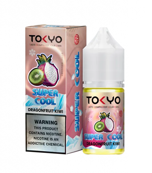 Dragon fruit kiwi Tokyo Super Cool flavor salt nicotine ice