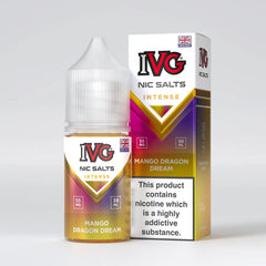 Mango dragon dream 30ml IVG intense salt nicotine best price online