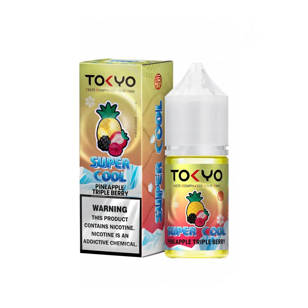 Pineapple Triple Berry 30ml Tokyo Super Cool flavor for pod kit, shop online