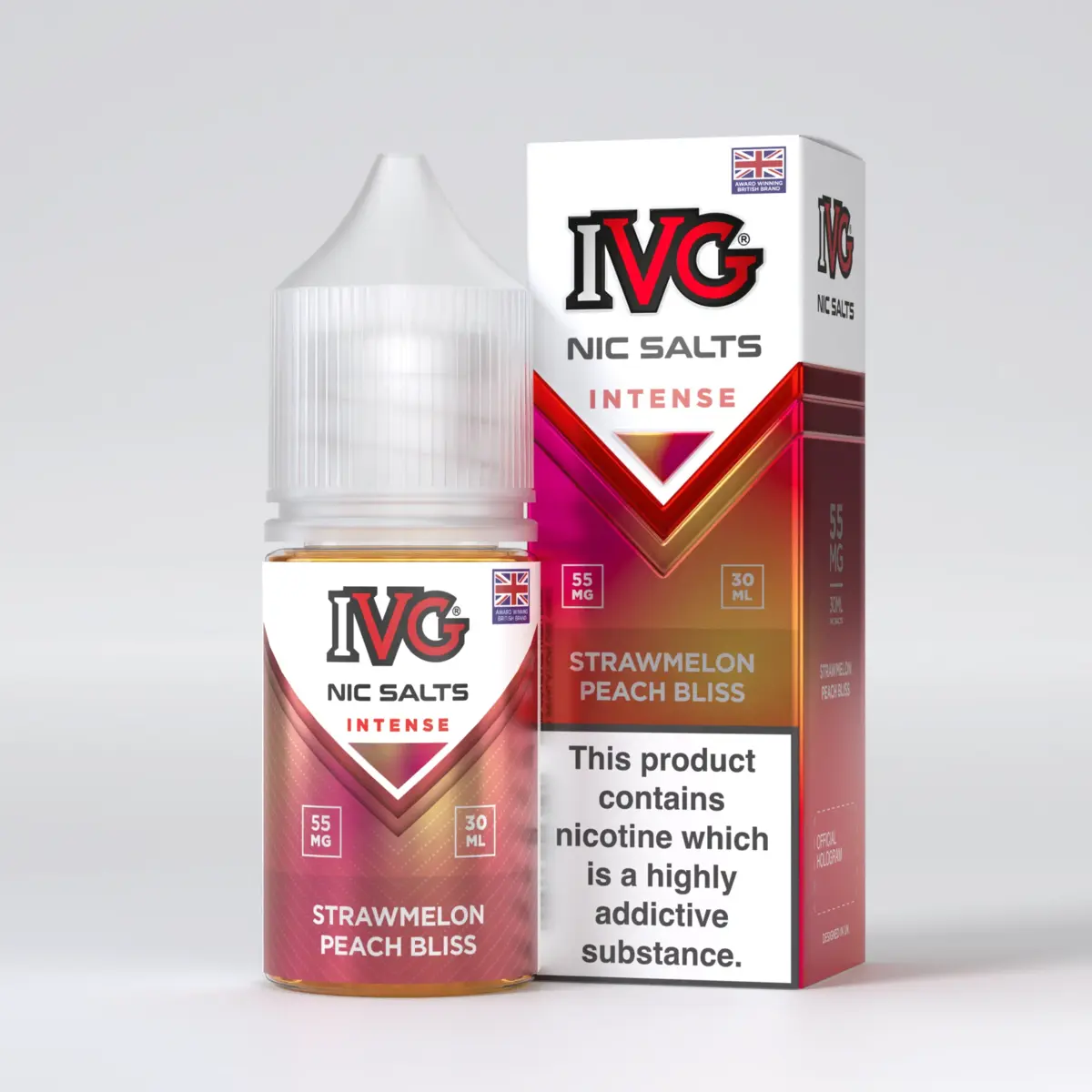 Strawmelon peach bliss 30ml IVG intense salt nicotine buy online best price in Pakistan
