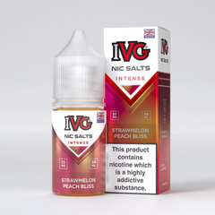 Strawmelon peach bliss 30ml IVG intense salt nicotine buy online best price in Pakistan