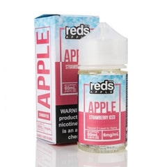 7 Daze Reds Apple Strawberry Iced 60ml&nbsp;refreshing and satisfying. All in one bottle. Reds Apple E-juice is readily available in free-base in varying levels of nicotine strengths. All flavors also come in an ICED variation for a chilling sensation.