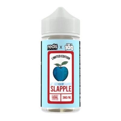 7daze Reds Apple slappe ice 100ml buy best flavor e-liquid for vape