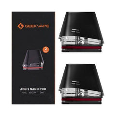 GeekVape Aegis nano N30 replacement pod&nbsp;offer in two variants 0.6 mesh for DL vaping and 1.2 ohms for MTL vaping consisting capacity of 2ml liquid with top filling system. Compatible with Aegis Nano N30 and Aegis Nano AN2 kit.