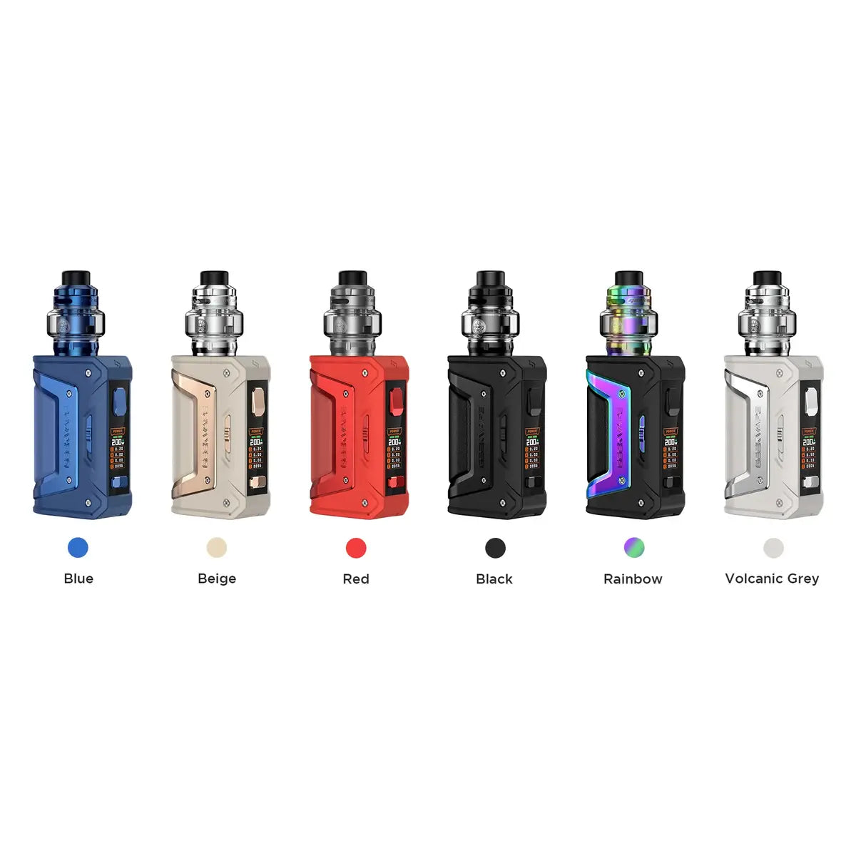 Colors of geekvape 200w Aegis legend 2 l200 classic vape kit