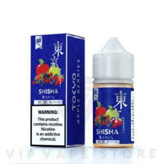 Apple Berries 30ml Tokyo the Shisha series a masterful blend of sweet and tart flavors, gratefully design to tantalize taste buds and leave wanting more. Initially, the sweetness of juicy apples hits your taste buds, followed by a hint of tartness from the berries that adds depth and complexity to the flavor profile.