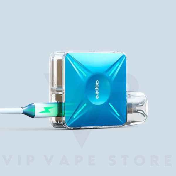 Match box style body with soft curves and a fast charging option ( 20 mints full charge ). So its design is based on a user end experience for customize vaping, Shop Cyber X Aspire best price at VIP vape store Pakistan