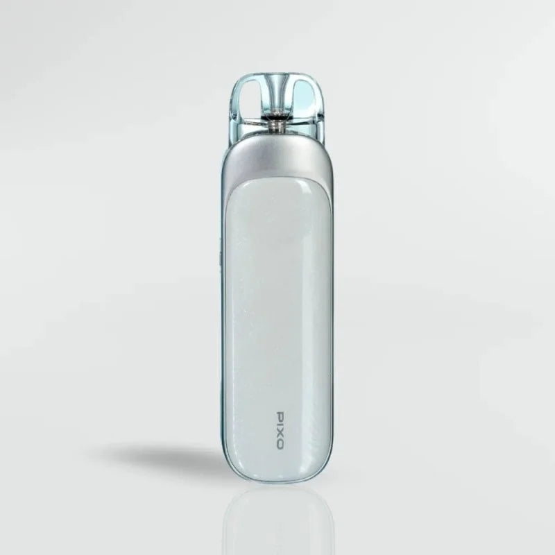 silver grey color of vape