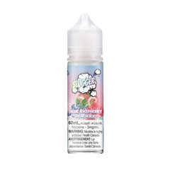 Slugger Blue Raspberry Peach Ice 60ml 3mg, 6mg, 0mg vape e juice