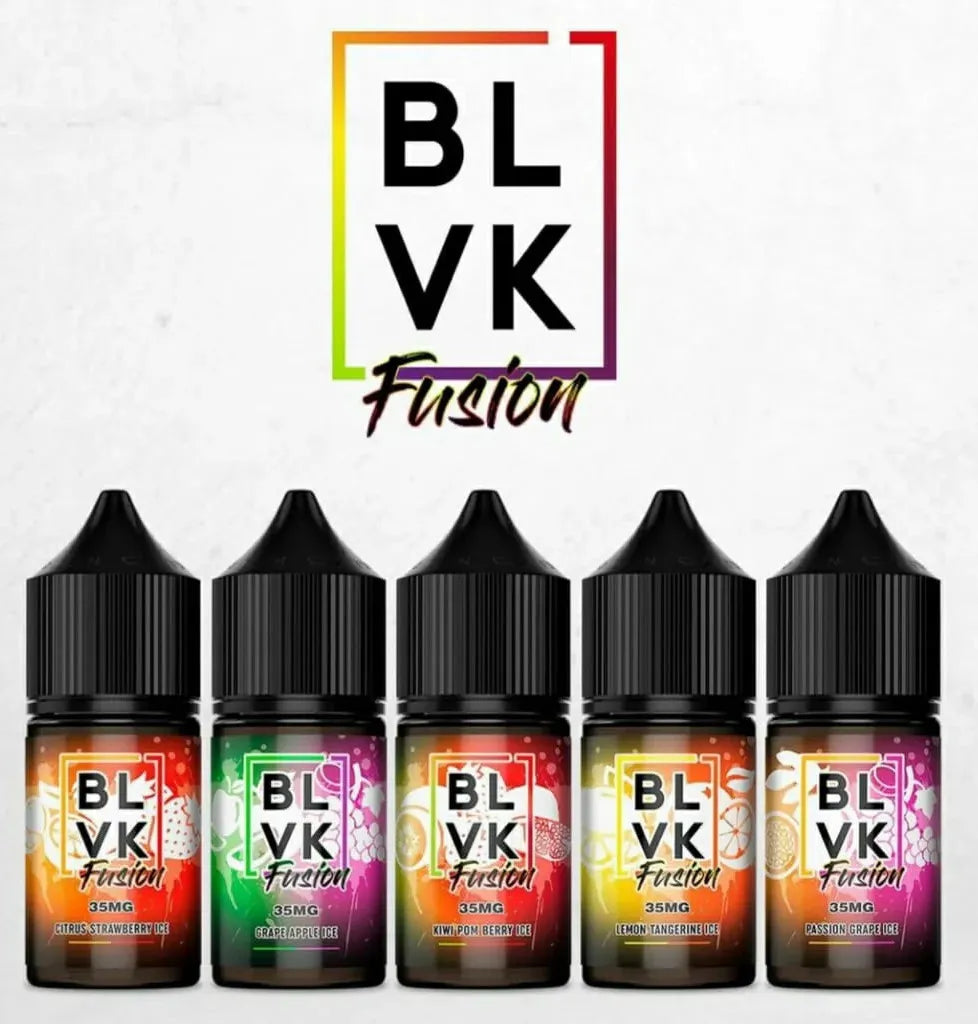 BLVK fusion nicotine salt flavor series in Pakistan