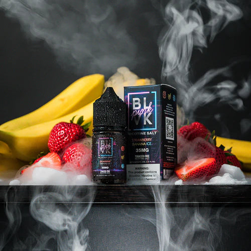 Banana mix with strawberry with ice menthol